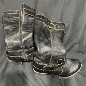 Born Tall Leather Heeled Boots